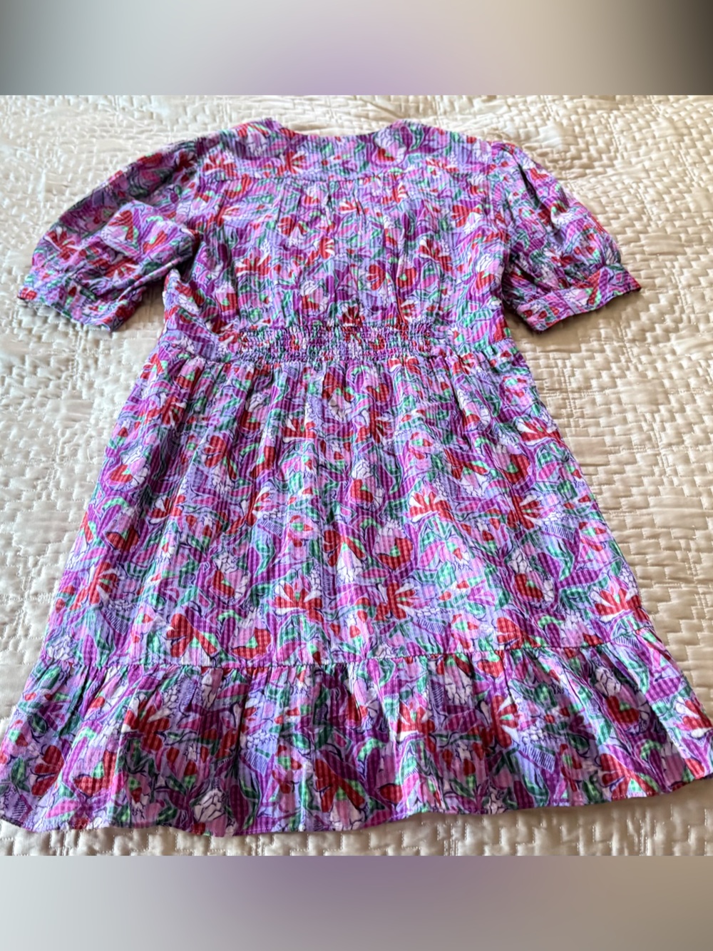 Ba&sh purple floral button up dress size 1 - Picture 2 of 5